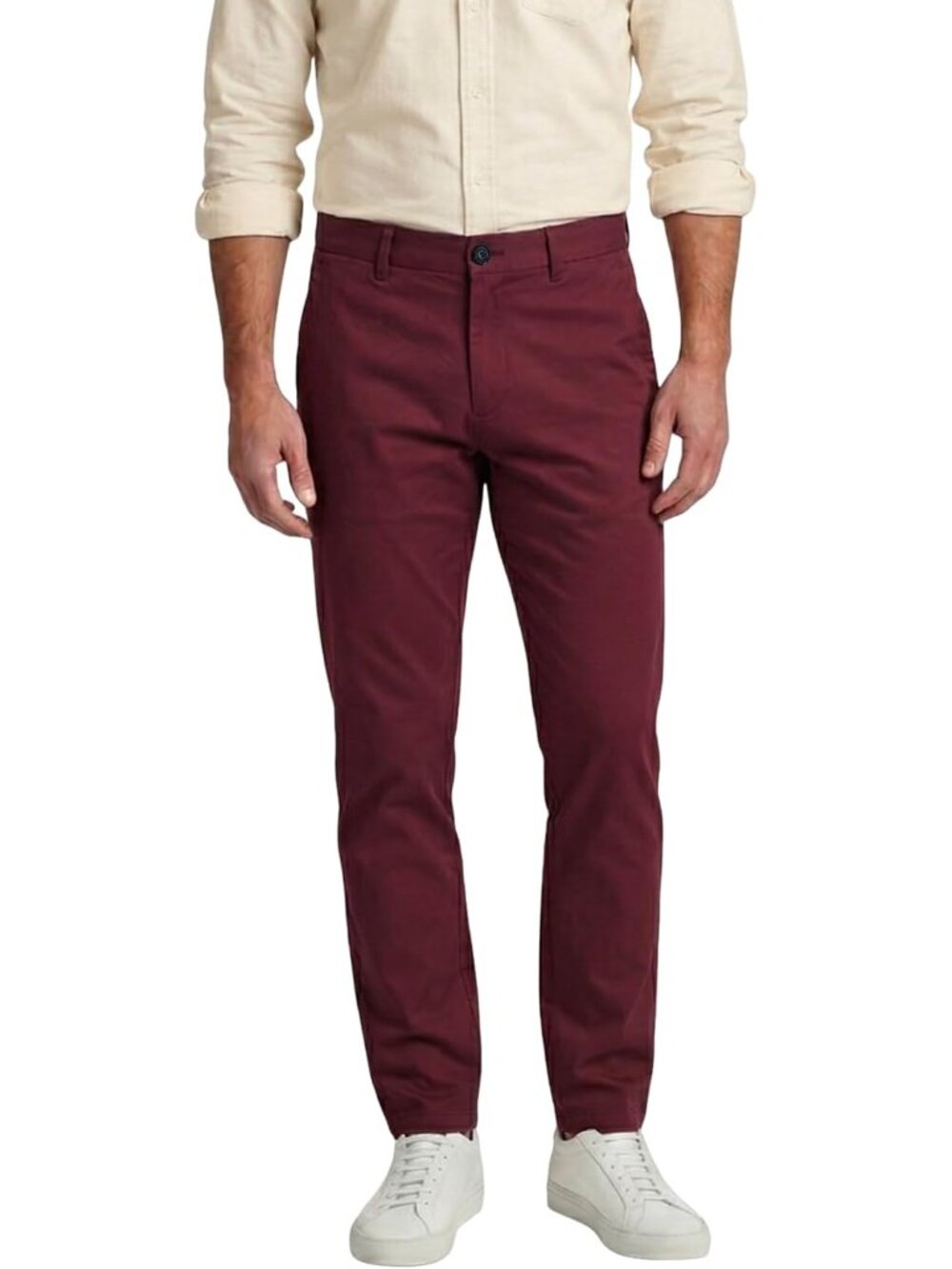 Men’s Slim Fit Khaki Pants Men’s Tapered Chino Pants
